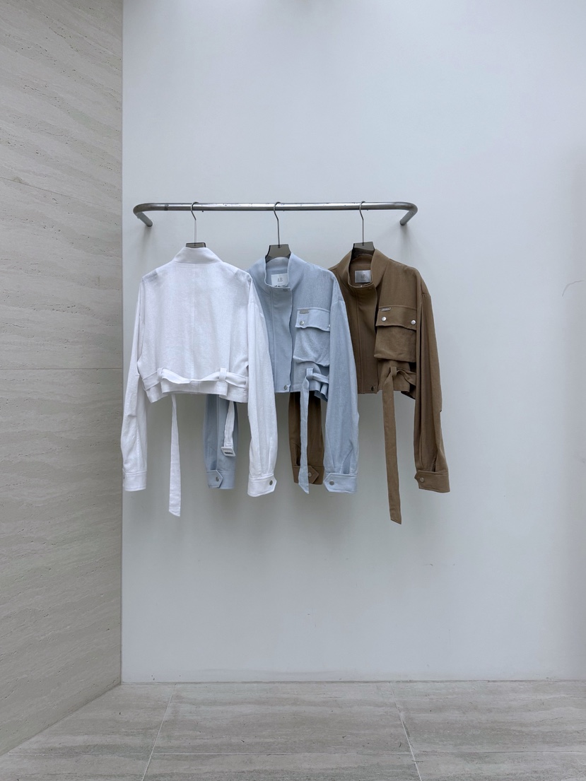 AB東大門代購女裝新款職業推薦時尚熱賣26春夏夾克含腰帶AB夾克