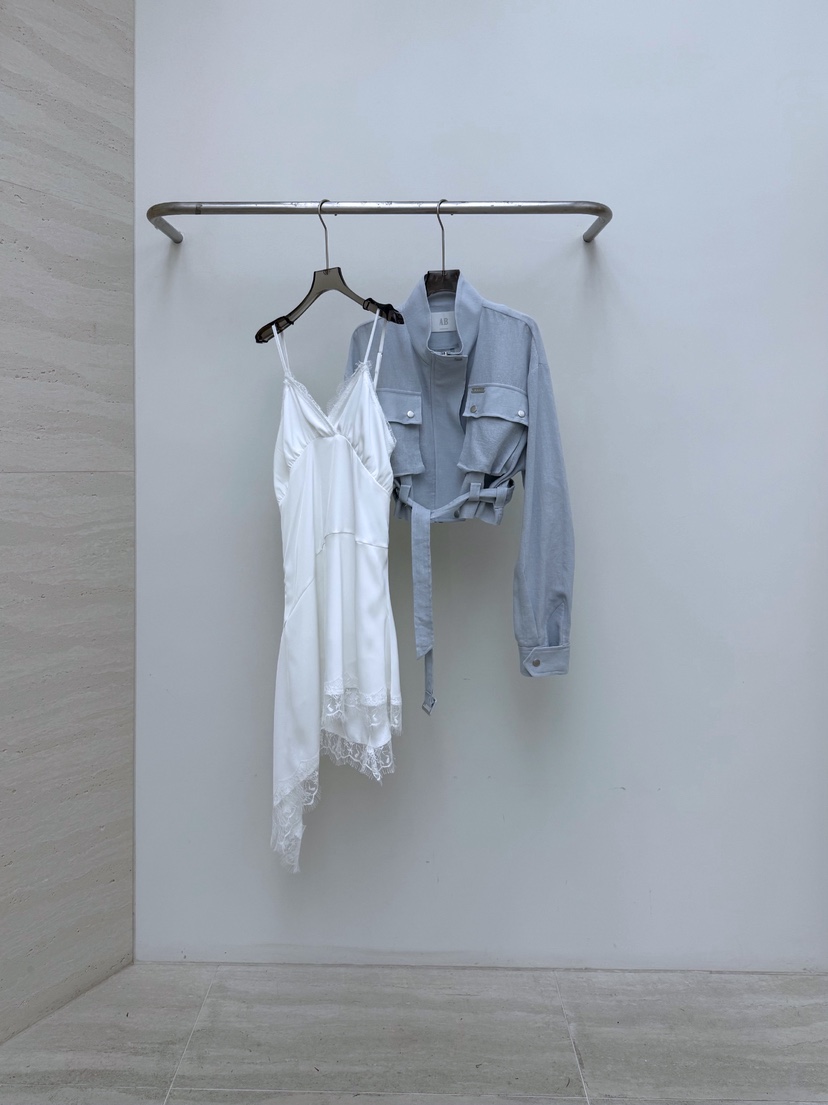 AB東大門代購女裝新款職業推薦時尚熱賣26春夏夾克含腰帶AB夾克