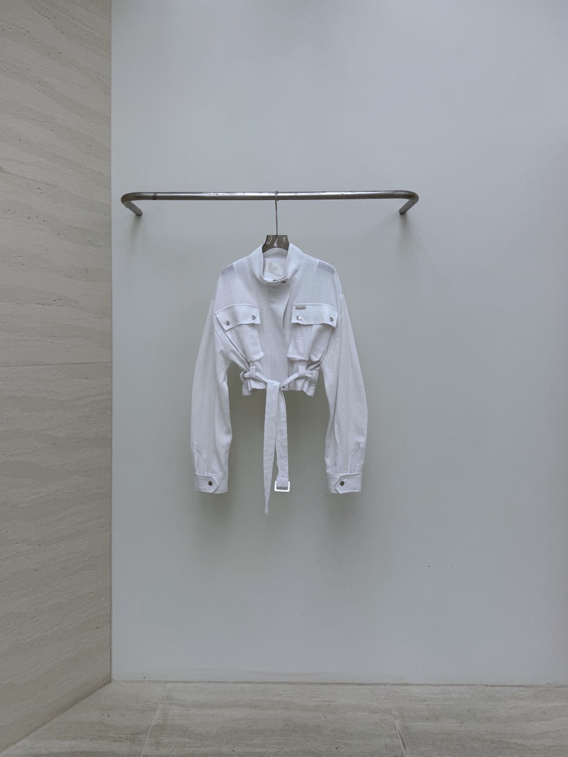 AB東大門代購女裝新款職業推薦時尚熱賣26春夏夾克含腰帶AB夾克圖色1