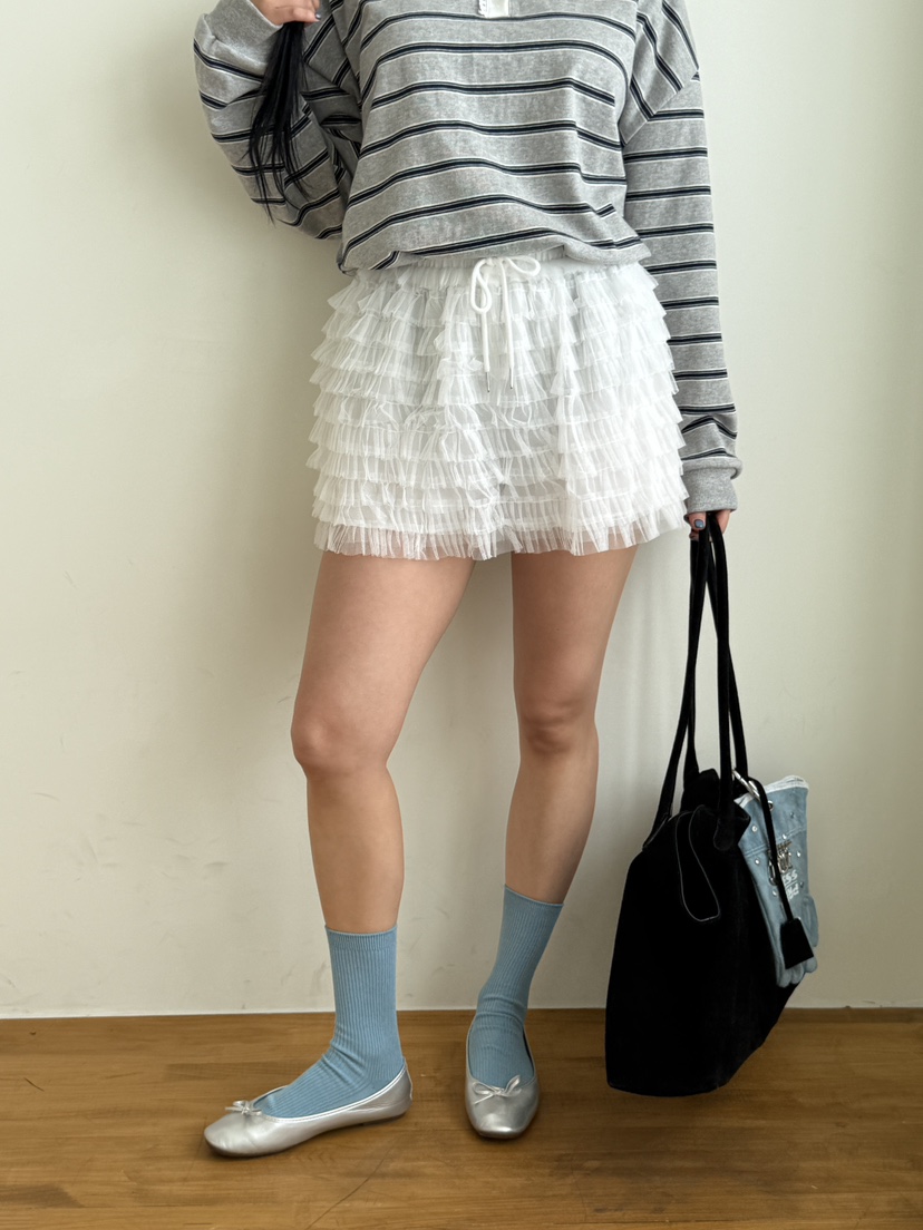 YES韓國直郵女士新品人氣推薦熱賣26春夏真品時尚休閑短裙YES短裙