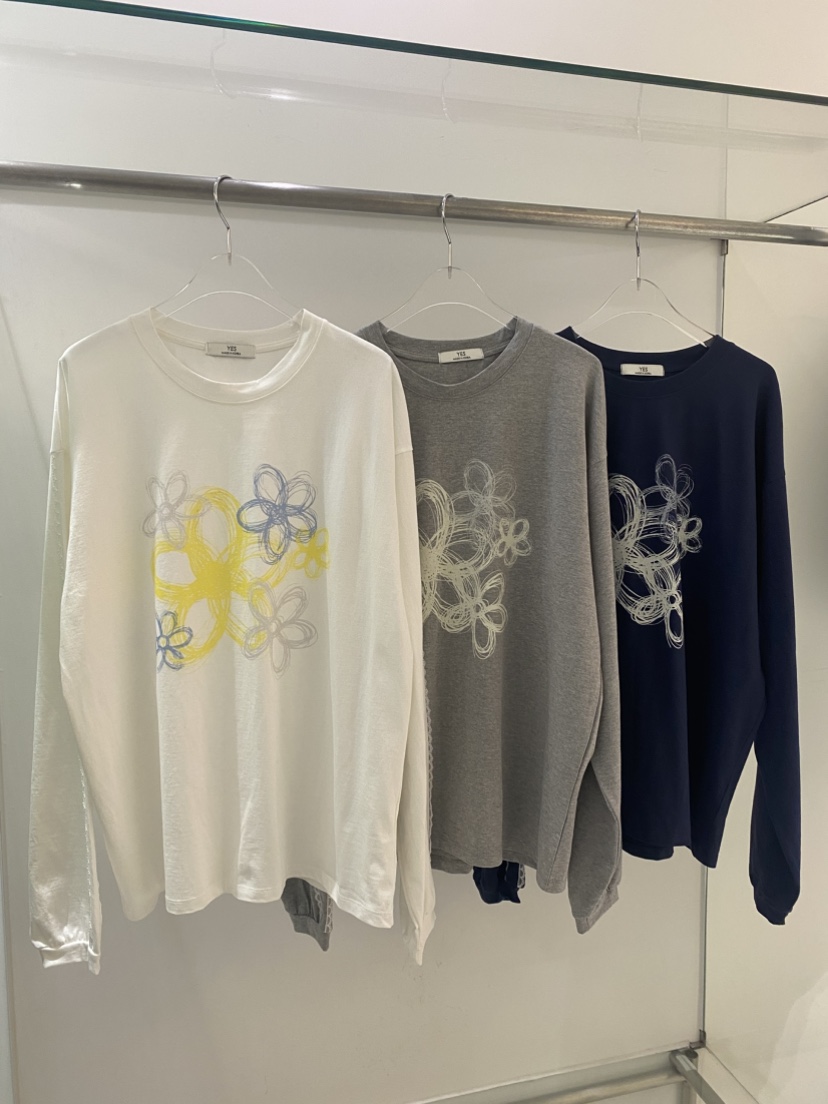 YES東大門代購女裝新款職業熱賣時尚休閑人氣26春夏長袖T恤YES長袖T恤