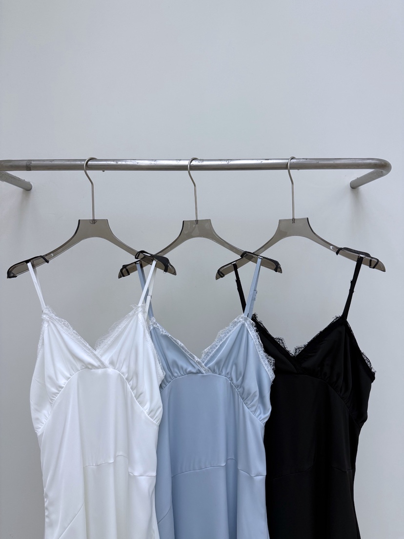 AB東大門實拍女士新款推薦時尚熱賣真品26春夏連衣裙緞面AB連衣裙