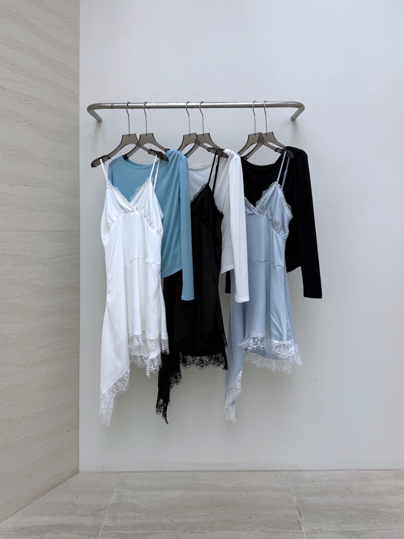 AB東大門實拍女士新款推薦時尚熱賣真品26春夏連衣裙緞面AB連衣裙