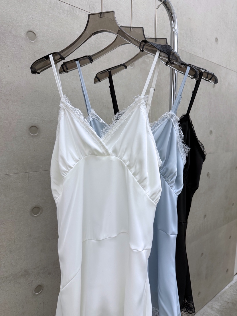 AB東大門實拍女士新款推薦時尚熱賣真品26春夏連衣裙緞面AB連衣裙