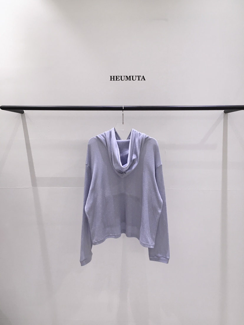 HEUMUTA韓國直郵女士新品26春夏人氣職業推薦長袖T恤華夫格HEUMUTA長袖T恤