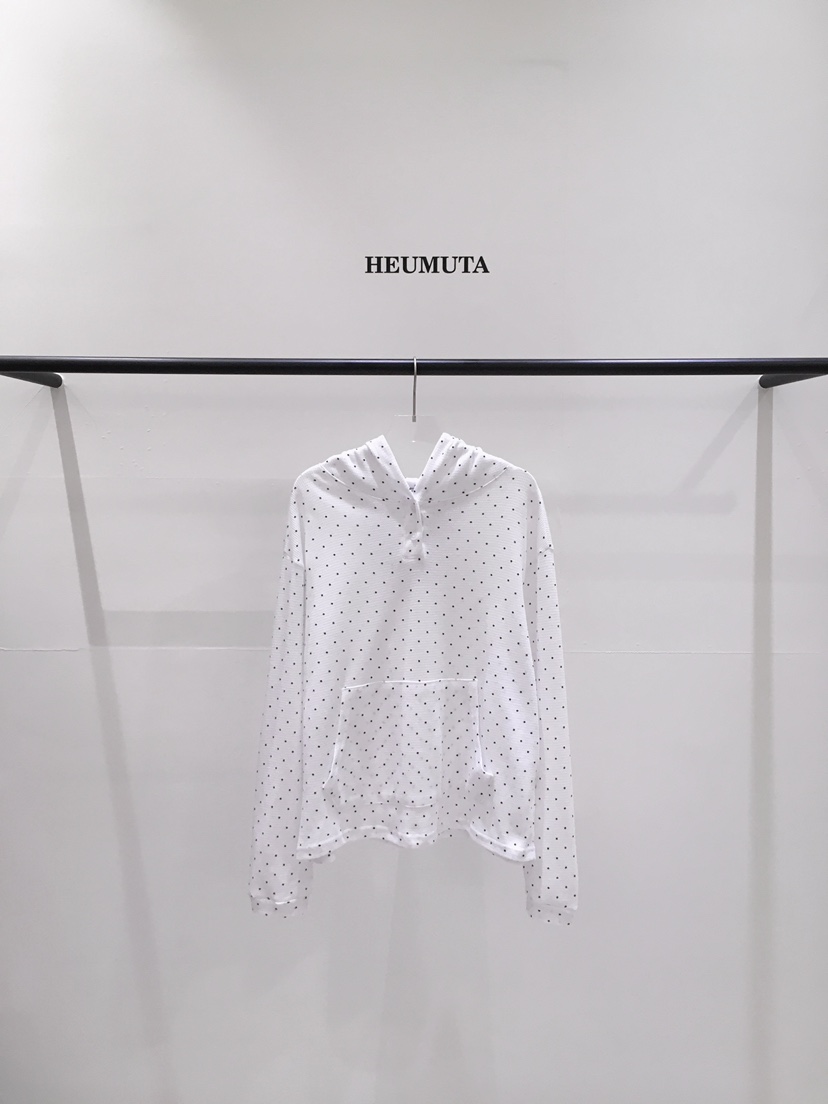 HEUMUTA韓國直郵女士新品26春夏人氣職業推薦長袖T恤華夫格HEUMUTA長袖T恤圖色2