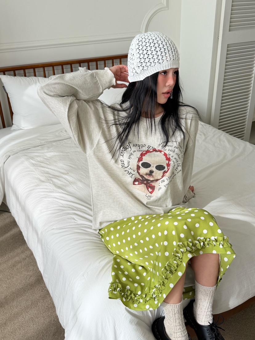 YES東大門直郵女裝新品熱賣26春夏真品人氣時尚推薦長袖T恤YES長袖T恤