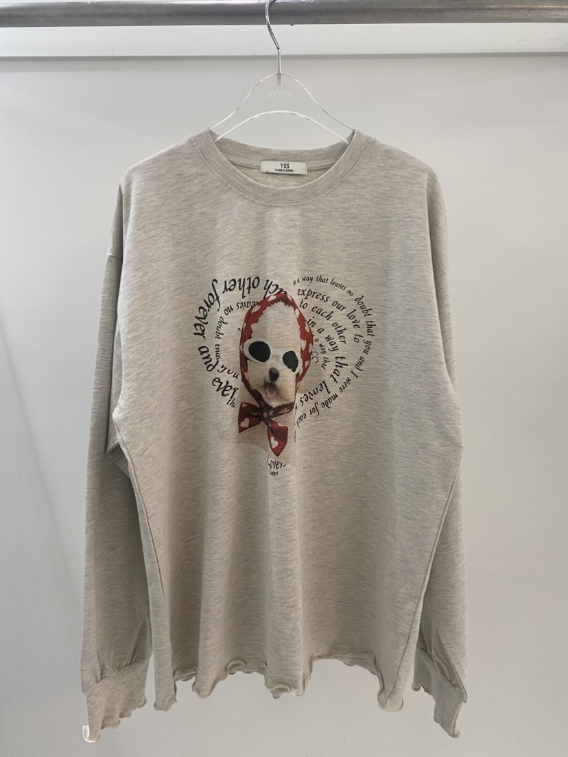 YES東大門直郵女裝新品熱賣26春夏真品人氣時尚推薦長袖T恤YES長袖T恤圖色2