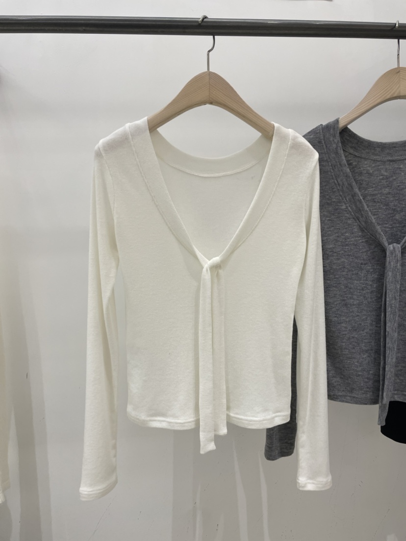 MOMENT韓國代購女裝新款26春夏職業休閑人氣時尚推薦長袖T恤MOMENT/RECOVER長袖T恤圖色3