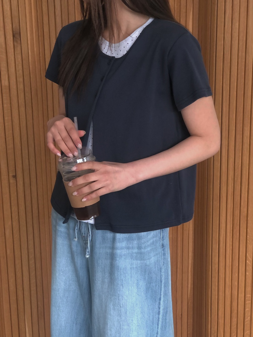 ONDO-P東大門直郵女裝新款人氣職業熱賣26春夏休閑T恤開衫ONDO-PT恤