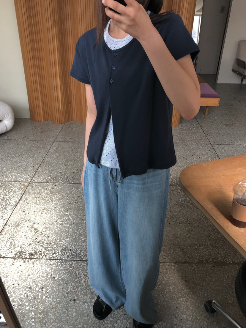 ONDO-P東大門直郵女裝新款人氣職業熱賣26春夏休閑T恤開衫ONDO-PT恤