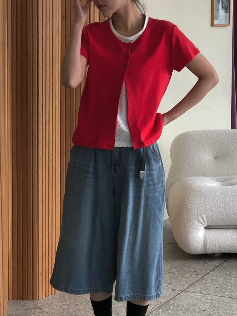 ONDO-P東大門直郵女裝新款人氣職業熱賣26春夏休閑T恤開衫ONDO-PT恤