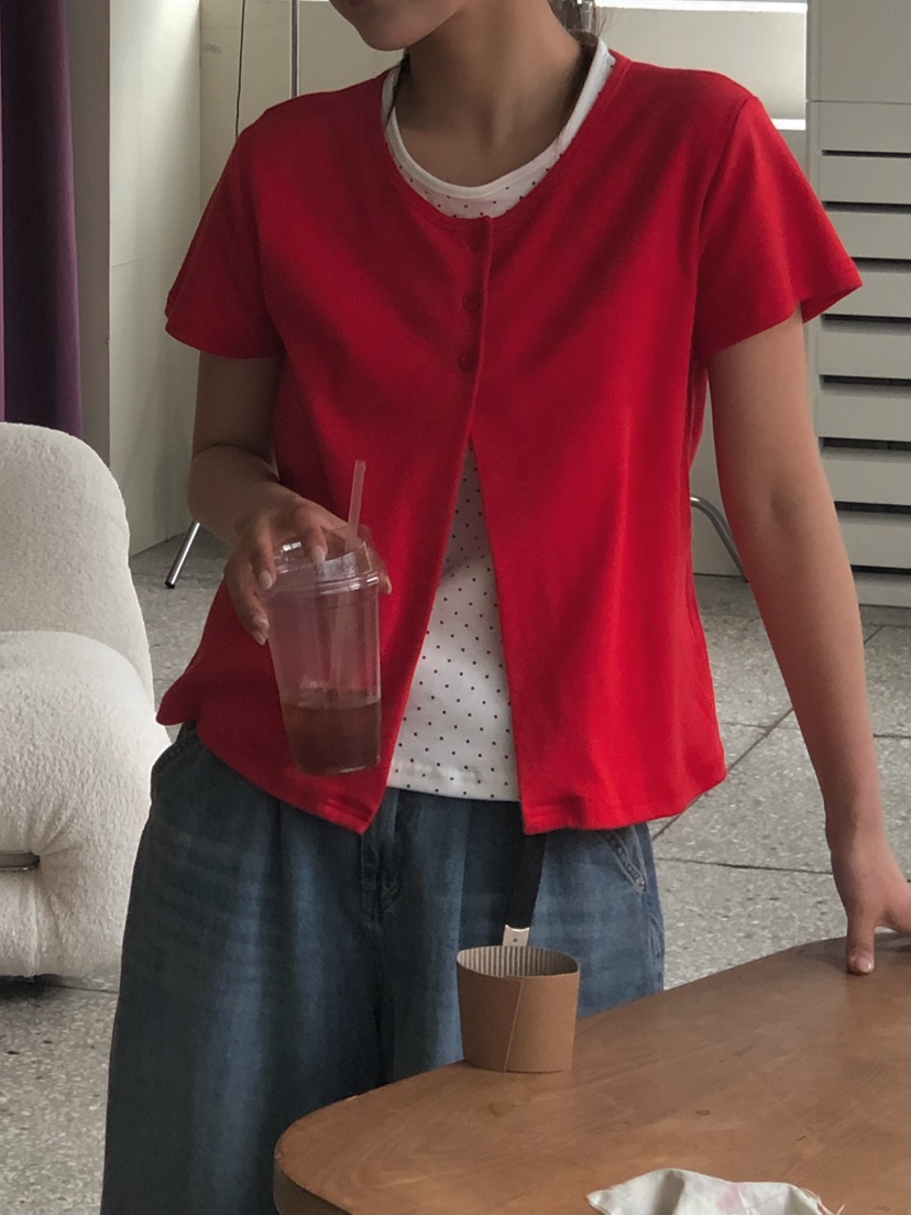 ONDO-P東大門直郵女裝新款人氣職業熱賣26春夏休閑T恤開衫ONDO-PT恤