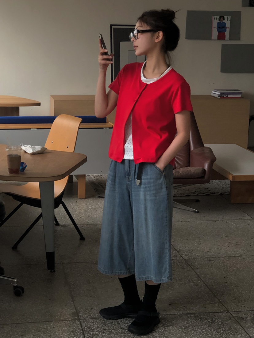 ONDO-P東大門直郵女裝新款人氣職業熱賣26春夏休閑T恤開衫ONDO-PT恤