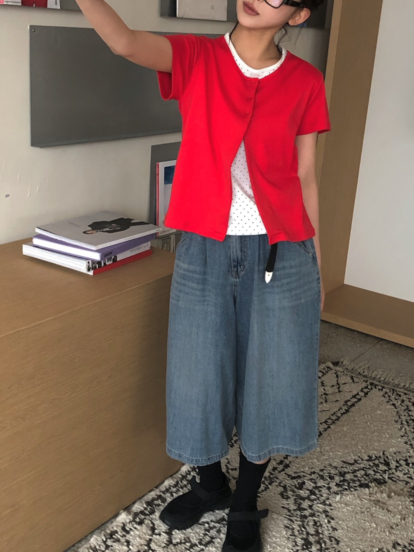 ONDO-P東大門直郵女裝新款人氣職業熱賣26春夏休閑T恤開衫ONDO-PT恤