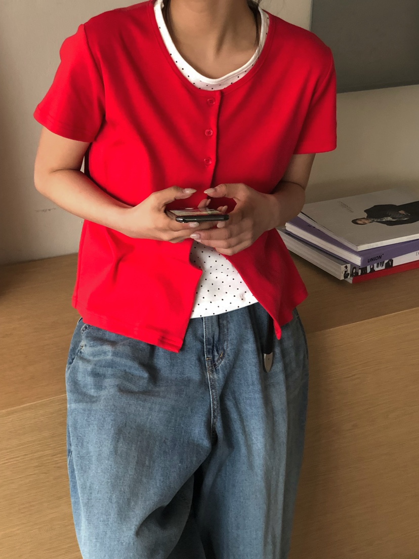 ONDO-P東大門直郵女裝新款人氣職業熱賣26春夏休閑T恤開衫ONDO-PT恤