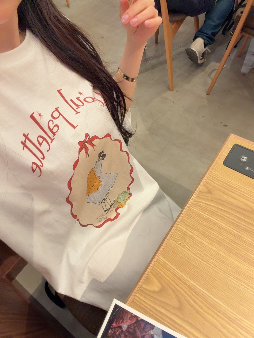 PALETTE-Q韓國代購女士新品26春夏休閑推薦職業熱賣真品T恤PALETTE-QT恤