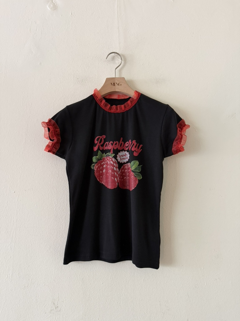 MENG韓國直郵女裝新款熱賣時尚職業26春夏真品推薦休閑T恤MENGT恤圖色2