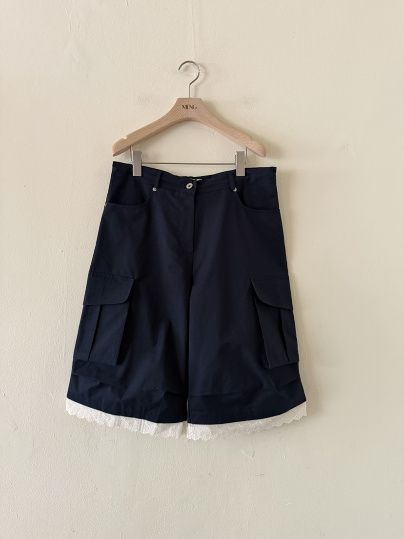 MENG東大門直郵女士新品時尚推薦休閑人氣職業真品26春夏短褲MENG短褲圖色1