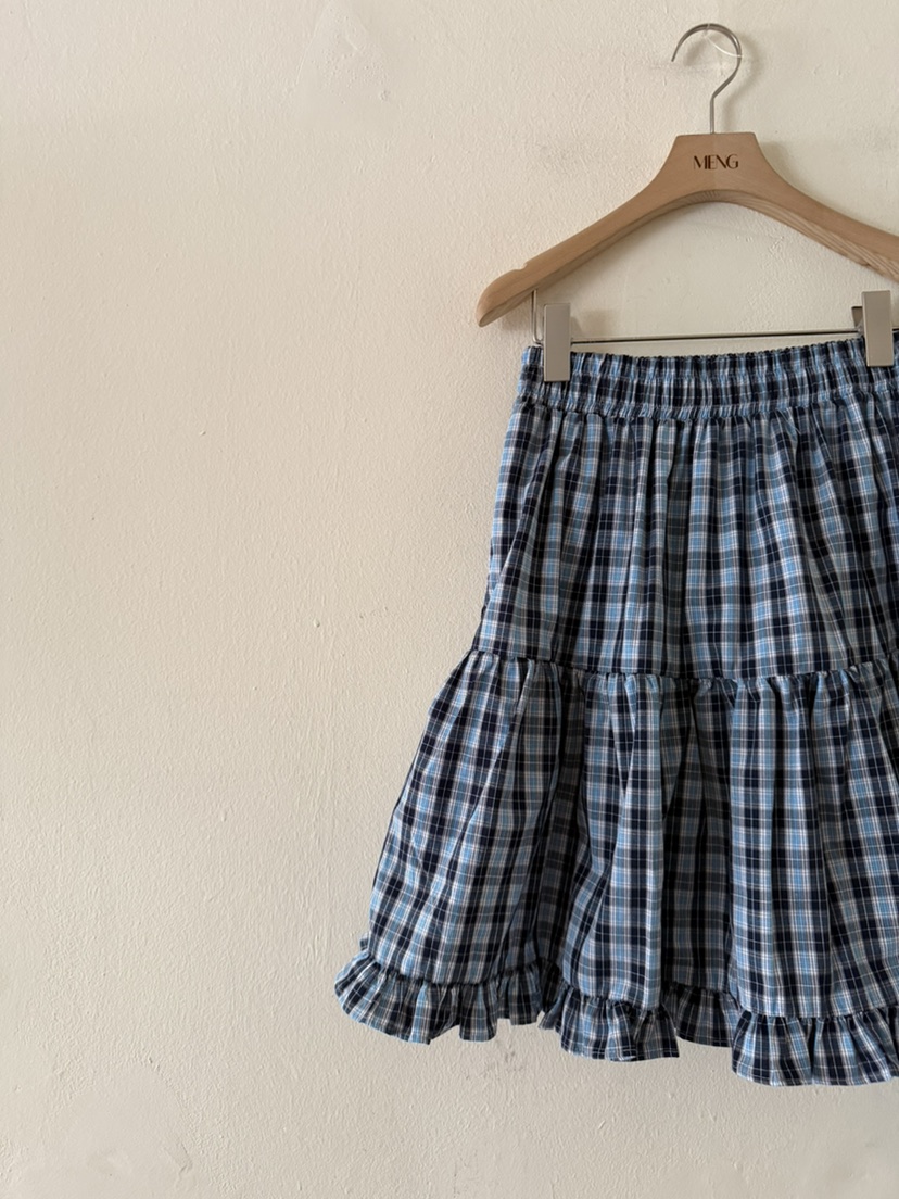 MENG韓國代購女裝新品時尚休閑熱賣26春夏推薦半身裙中短裙MENG半身裙/中短裙