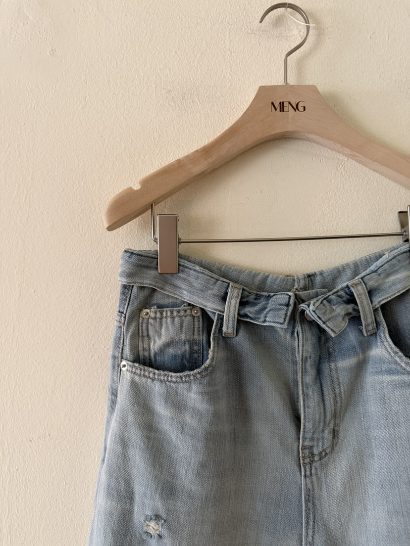 MENG韓國直郵女士新品推薦26春夏職業熱賣休閑人氣牛仔褲MENG牛仔褲