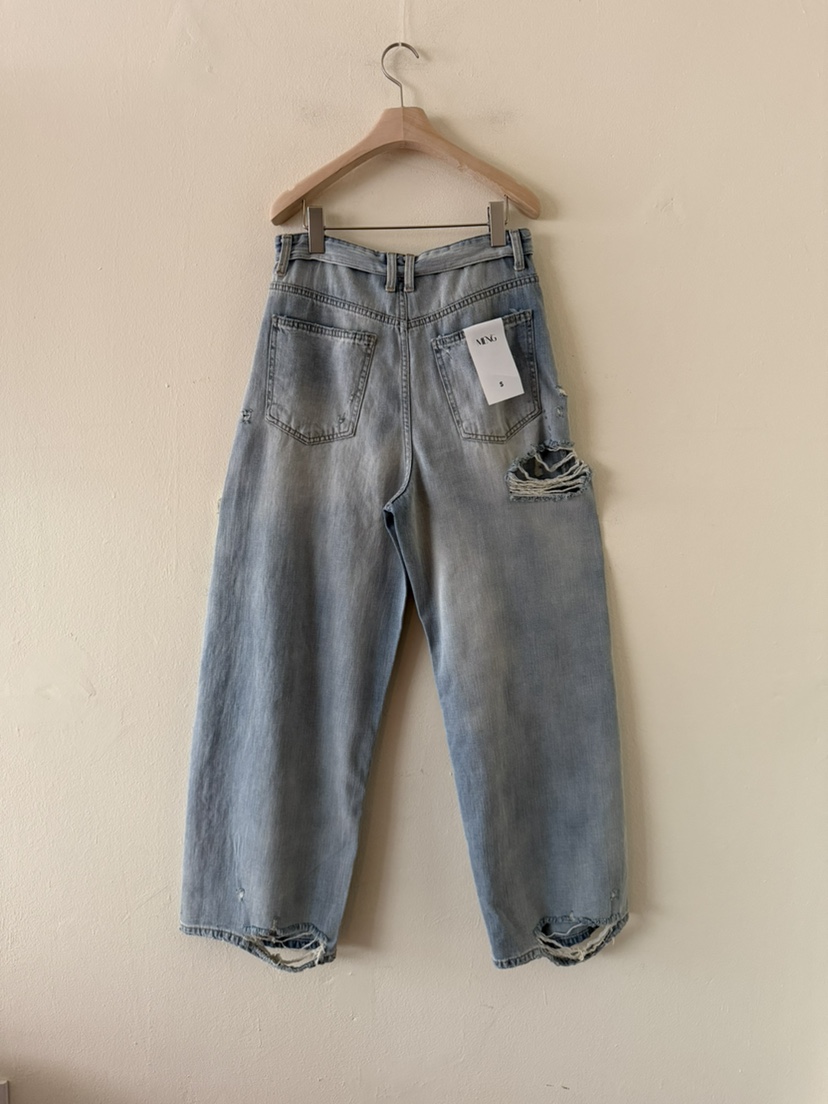 MENG韓國直郵女士新品推薦26春夏職業熱賣休閑人氣牛仔褲MENG牛仔褲