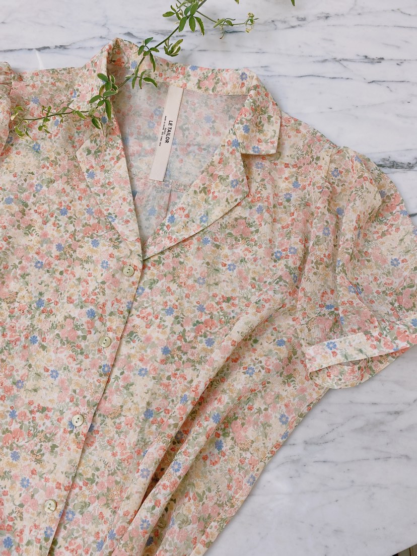 LETAILOR東大門實拍女裝新款熱賣26春夏休閑時尚襯衫蕾絲衫LETAILOR襯衫/蕾絲衫