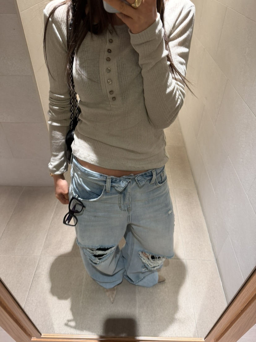 MENG東大門代購女士新品熱賣26春夏職業真品推薦休閑長袖T恤MENG長袖T恤