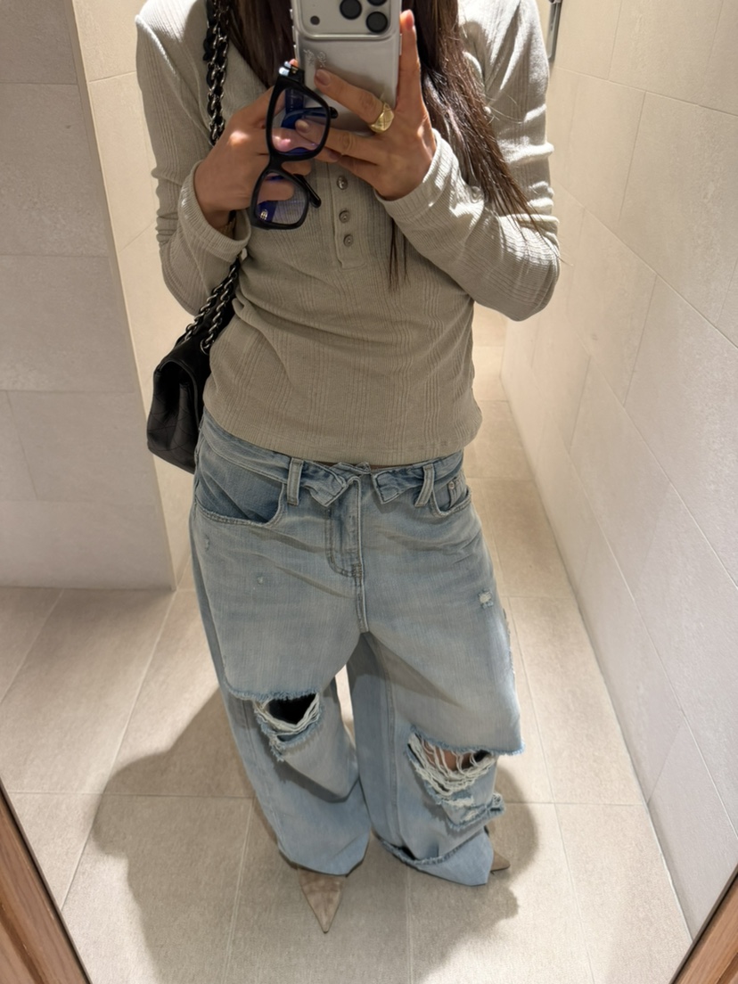 MENG東大門代購女士新品熱賣26春夏職業真品推薦休閑長袖T恤MENG長袖T恤