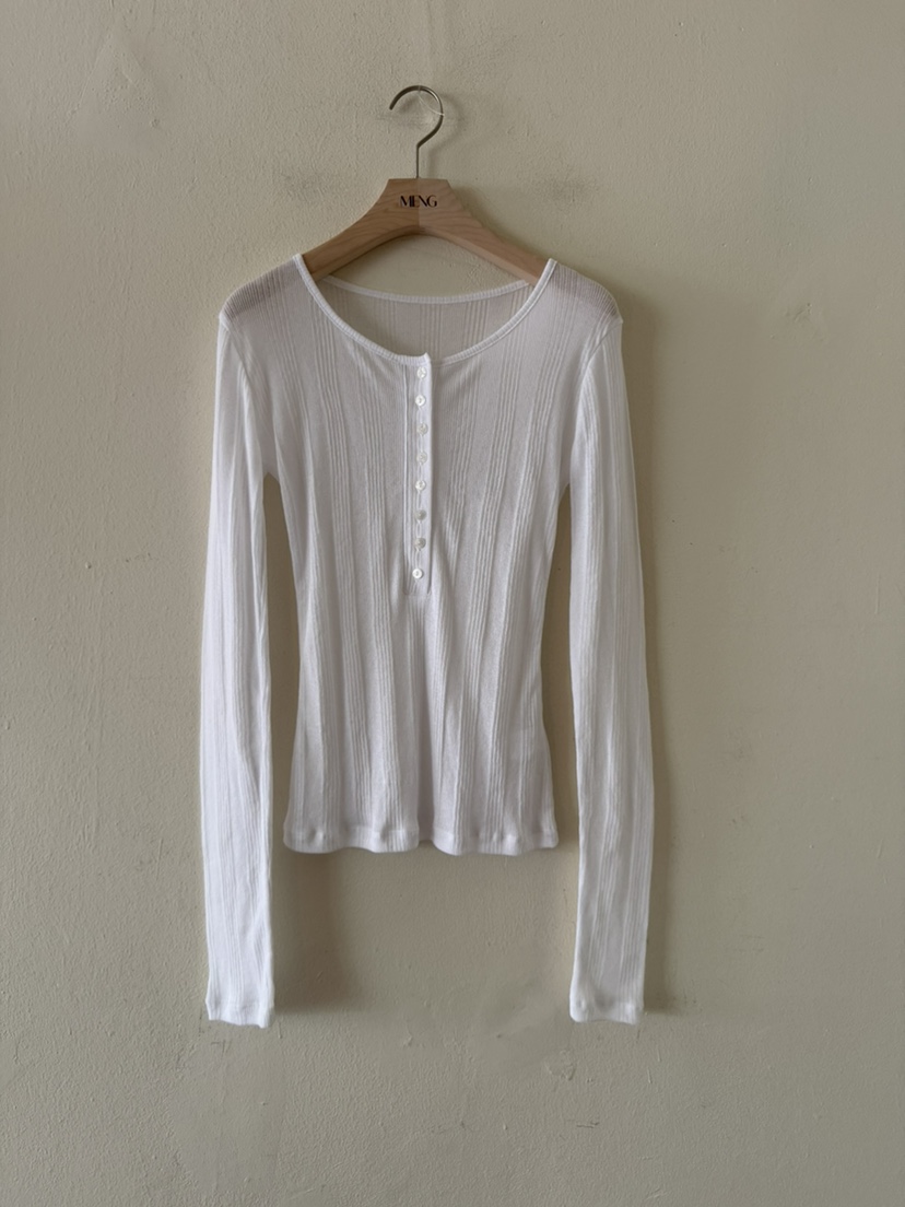 MENG東大門代購女士新品熱賣26春夏職業真品推薦休閑長袖T恤MENG長袖T恤圖色2