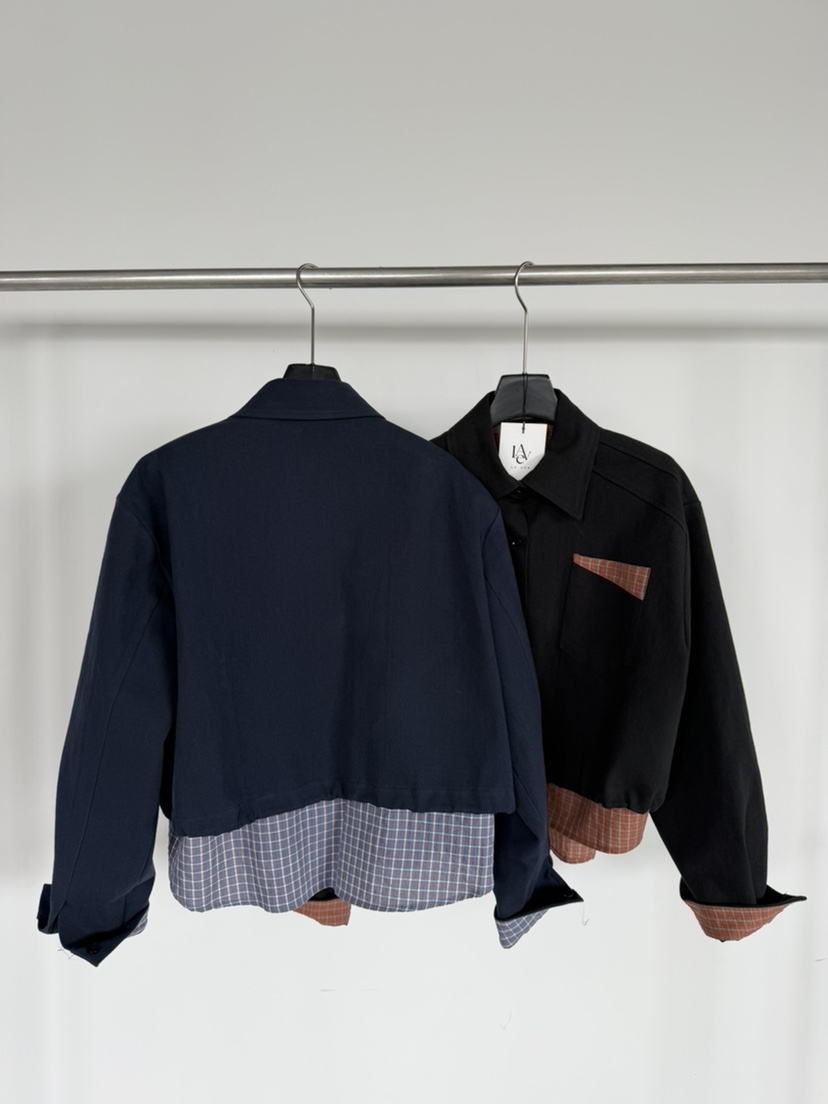 LE AVE韓國東大門直郵女士新品職業時尚26春夏休閑人氣夾克LE AVE夾克