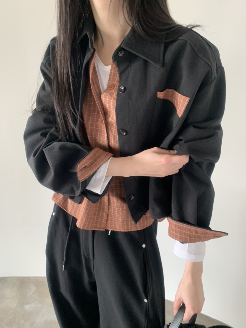 LE AVE韓國東大門直郵女士新品職業時尚26春夏休閑人氣夾克LE AVE夾克