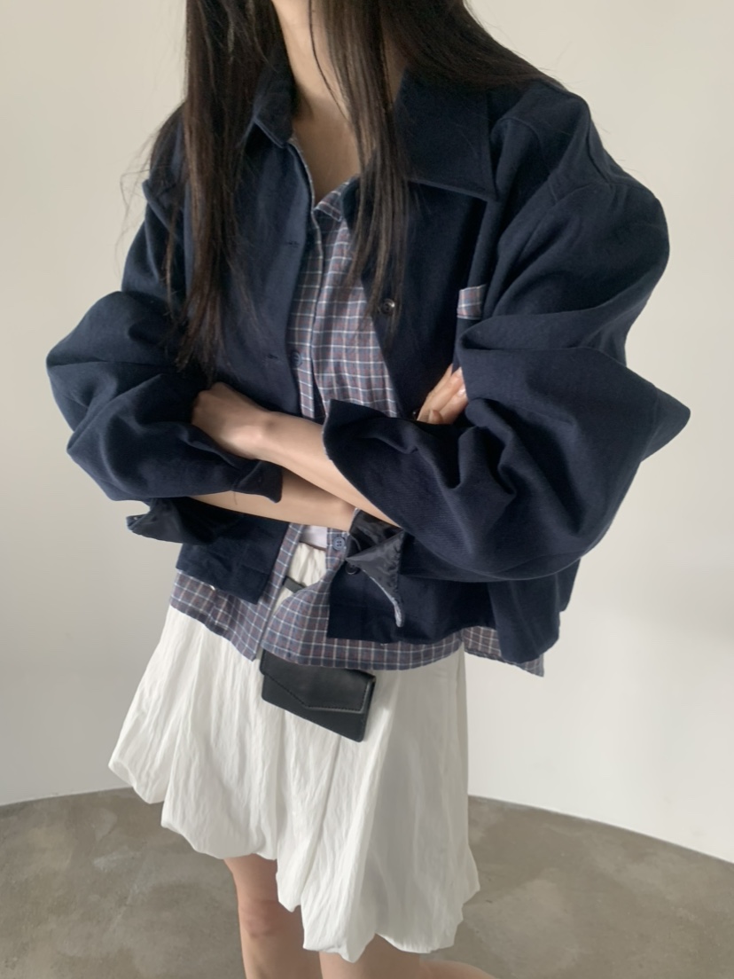 LE AVE韓國東大門直郵女士新品職業時尚26春夏休閑人氣夾克LE AVE夾克