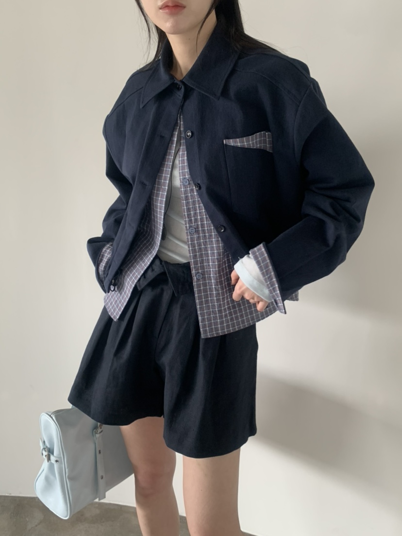 LE AVE韓國東大門直郵女士新品職業時尚26春夏休閑人氣夾克LE AVE夾克