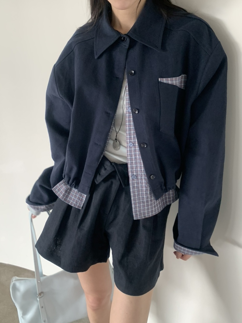 LE AVE韓國東大門直郵女士新品職業時尚26春夏休閑人氣夾克LE AVE夾克