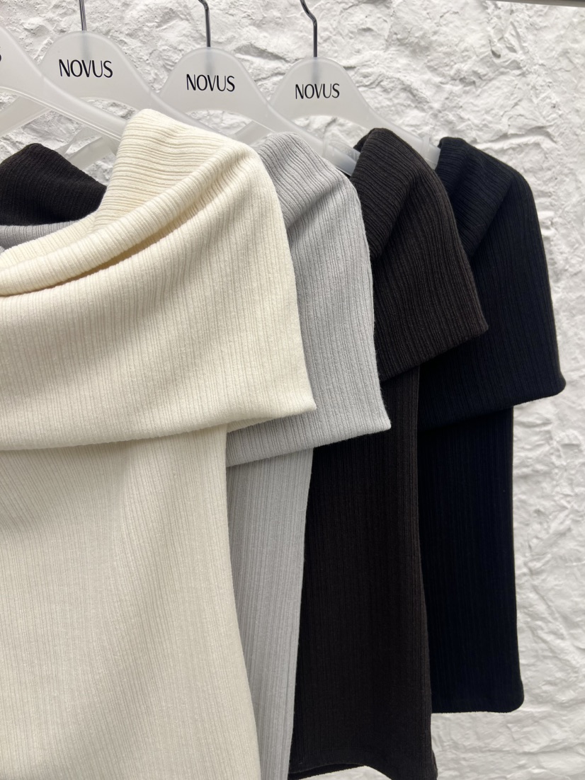 NOVUS韓國東大門直郵女裝新款人氣推薦熱賣休閑職業26春夏T恤NOVUST恤