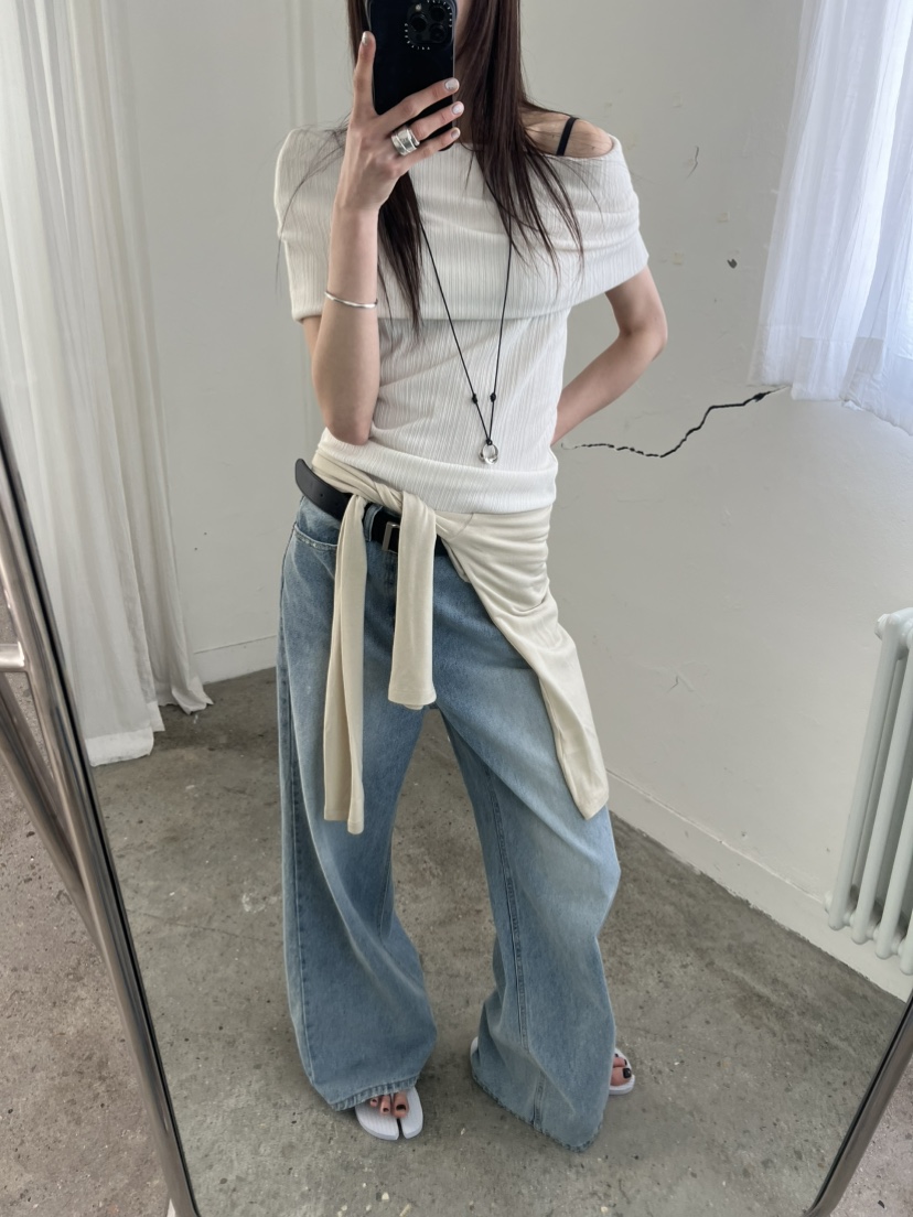 NOVUS韓國東大門直郵女裝新款人氣推薦熱賣休閑職業26春夏T恤NOVUST恤