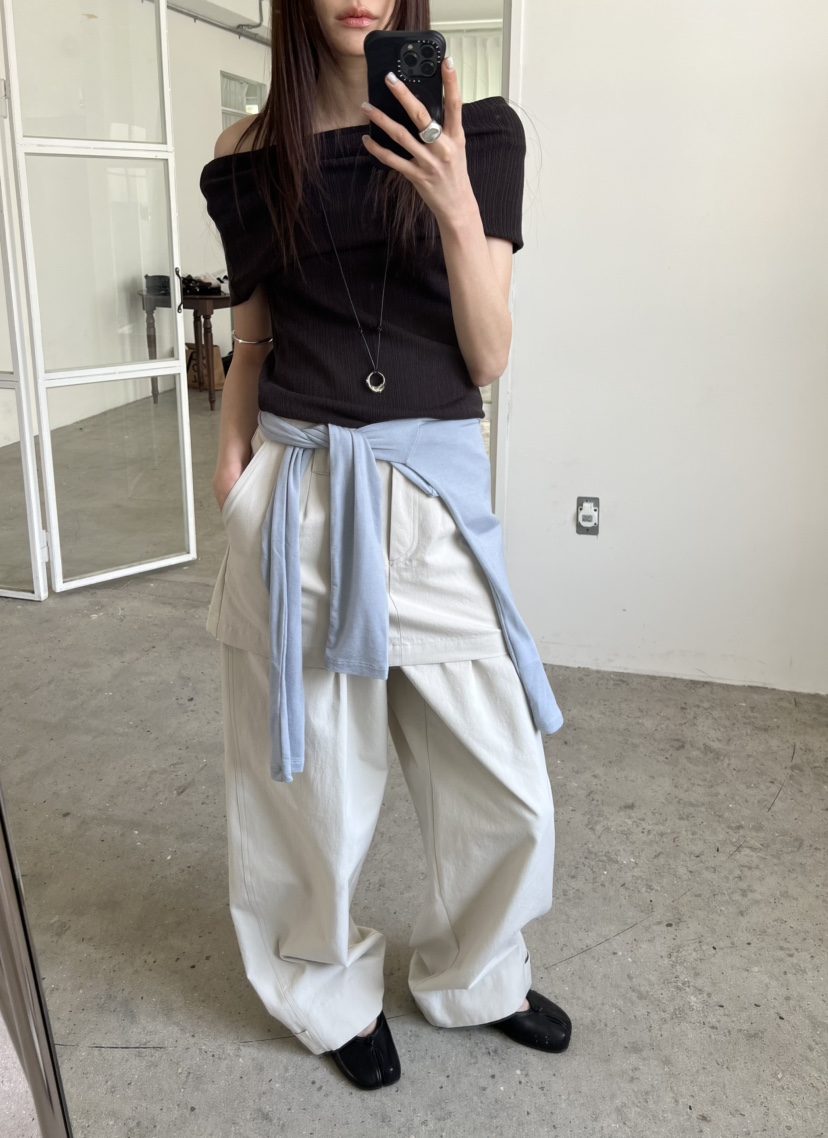 NOVUS韓國東大門直郵女裝新款人氣推薦熱賣休閑職業26春夏T恤NOVUST恤