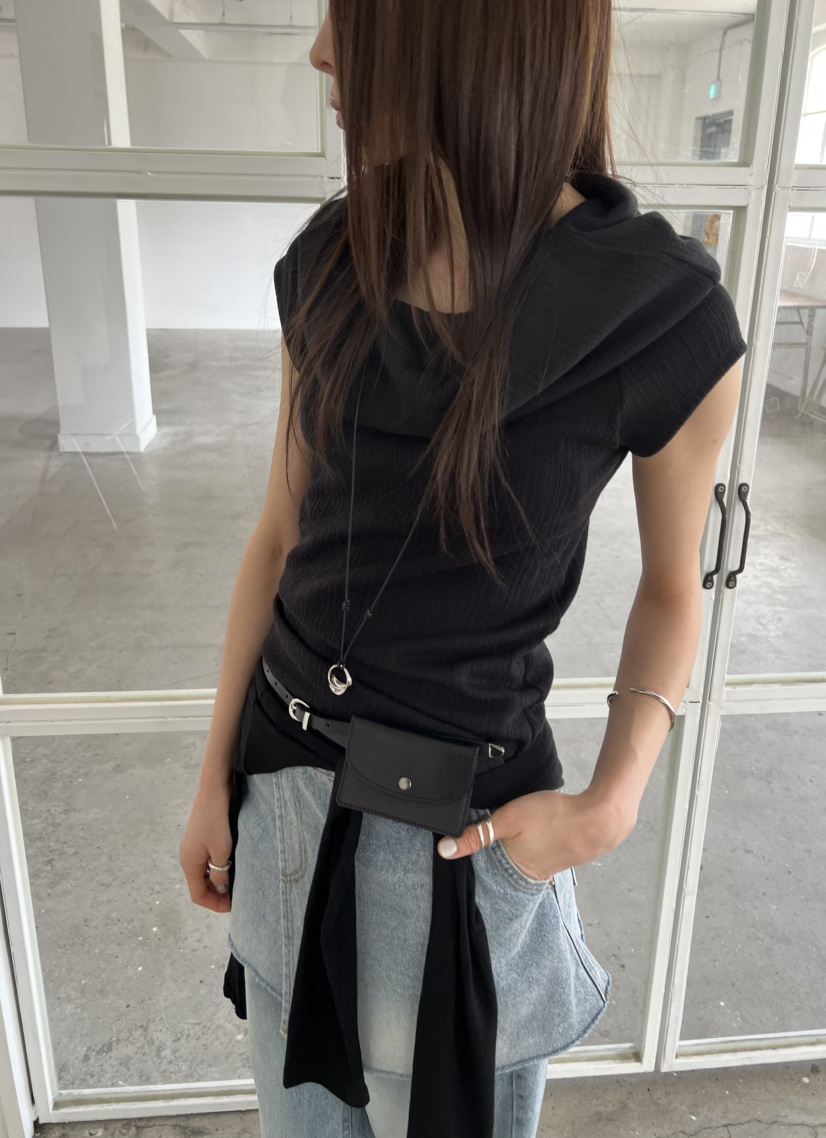 NOVUS韓國東大門直郵女裝新款人氣推薦熱賣休閑職業26春夏T恤NOVUST恤