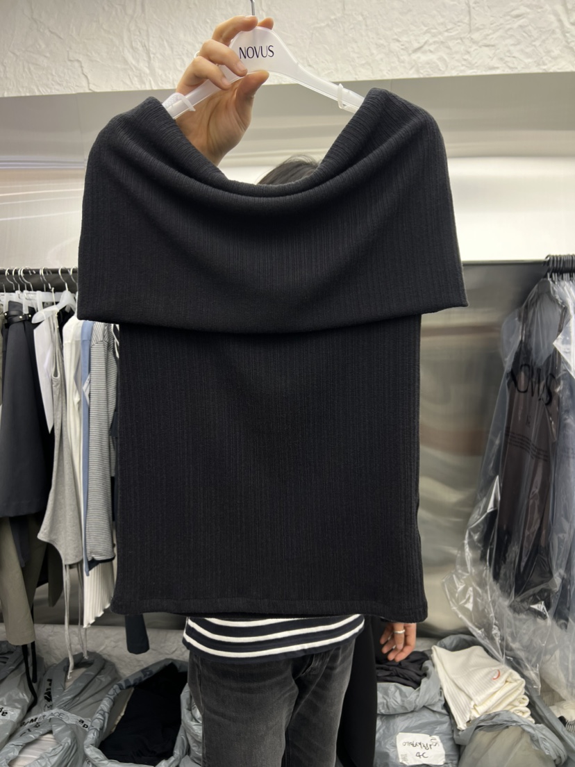 NOVUS韓國東大門直郵女裝新款人氣推薦熱賣休閑職業26春夏T恤NOVUST恤圖色4