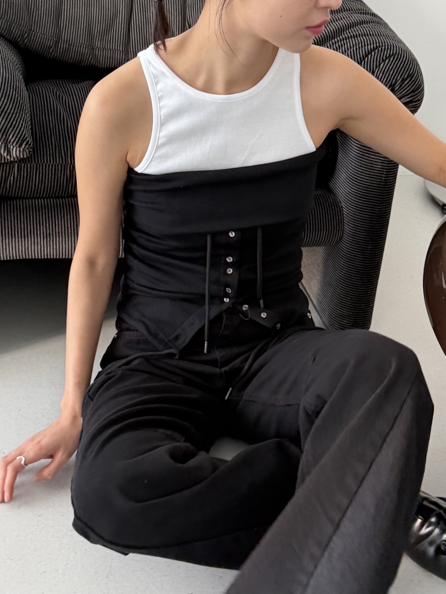 KARE/WEREPIECE韓國直郵女士新品休閑職業26春夏吊帶背心KARE/WEREPIECE吊帶/背心