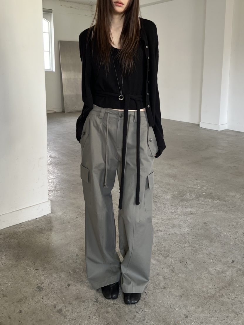 NOVUS韓國直郵女裝新品人氣26春夏熱賣時尚休閑褲工裝喇叭NOVUS休閑褲