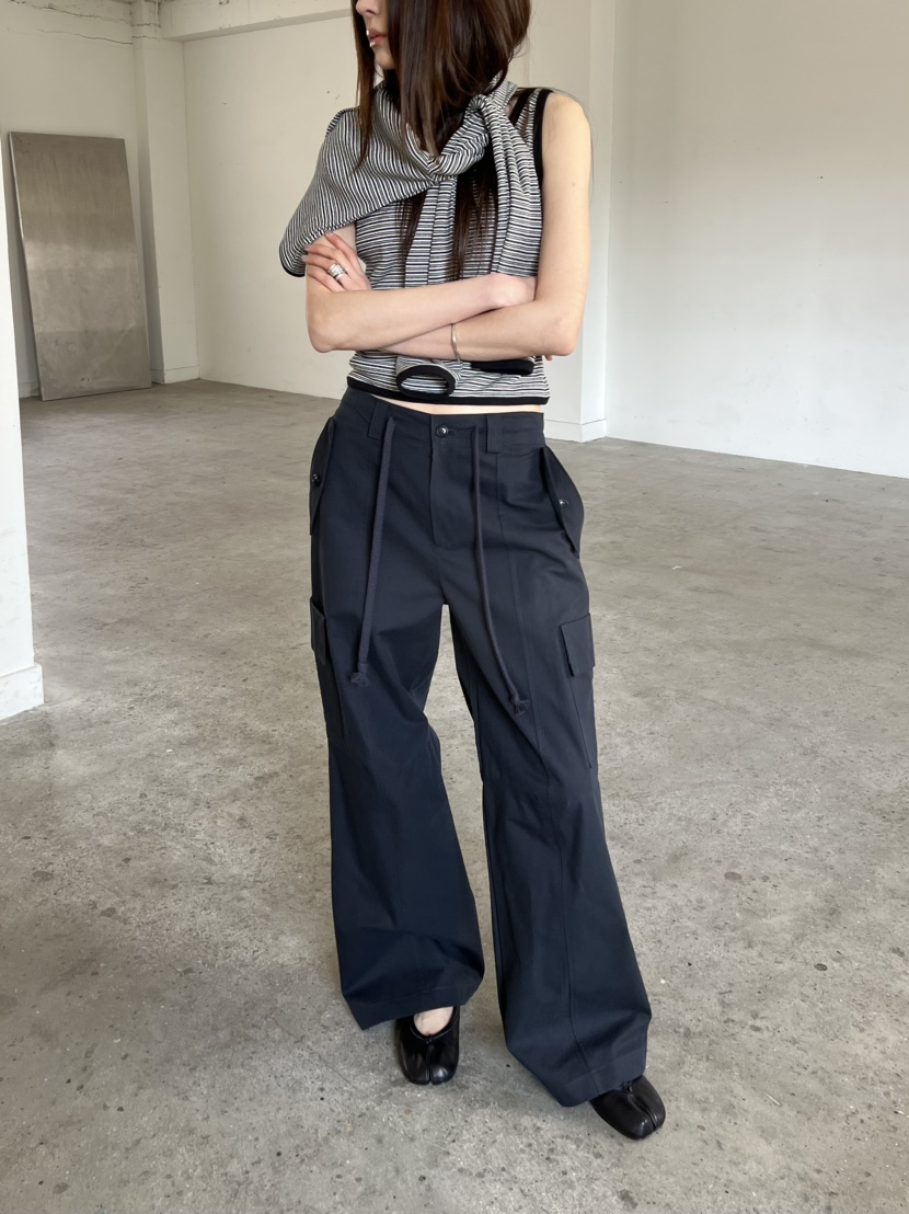 NOVUS韓國直郵女裝新品人氣26春夏熱賣時尚休閑褲工裝喇叭NOVUS休閑褲