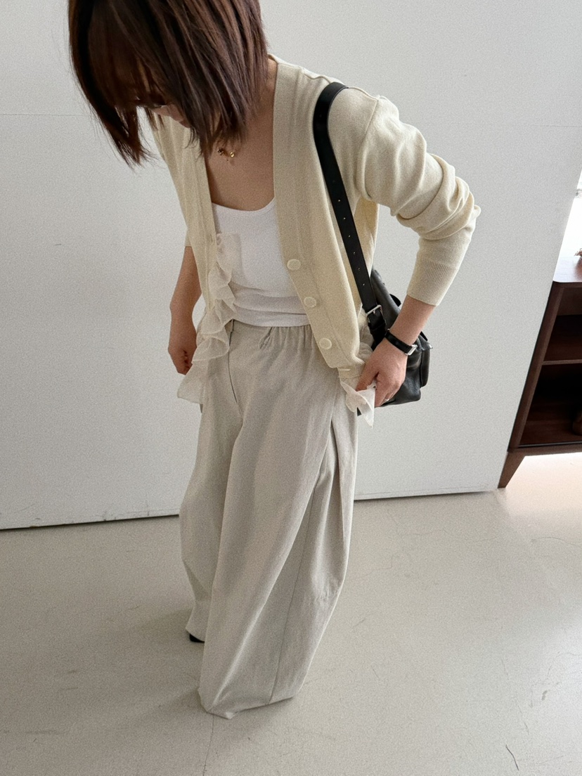 OLI SEOUL韓國東大門直郵女裝新品人氣休閑針織衫雪紡開衫OLI SEOUL針織衫