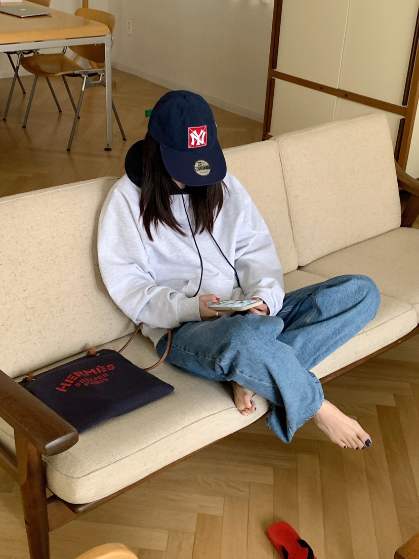 COURGETTE韓國代購女士新品時尚人氣熱賣推薦休閑衛衣連帽衫COURGETTE衛衣