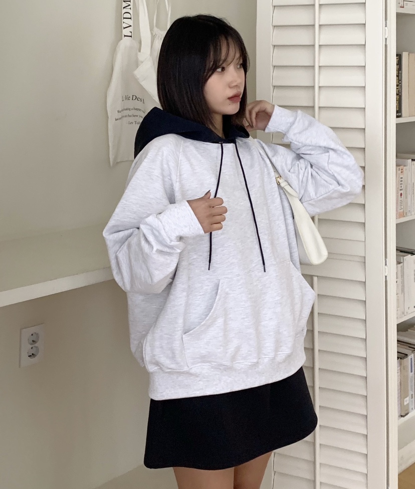 COURGETTE韓國代購女士新品時尚人氣熱賣推薦休閑衛衣連帽衫COURGETTE衛衣