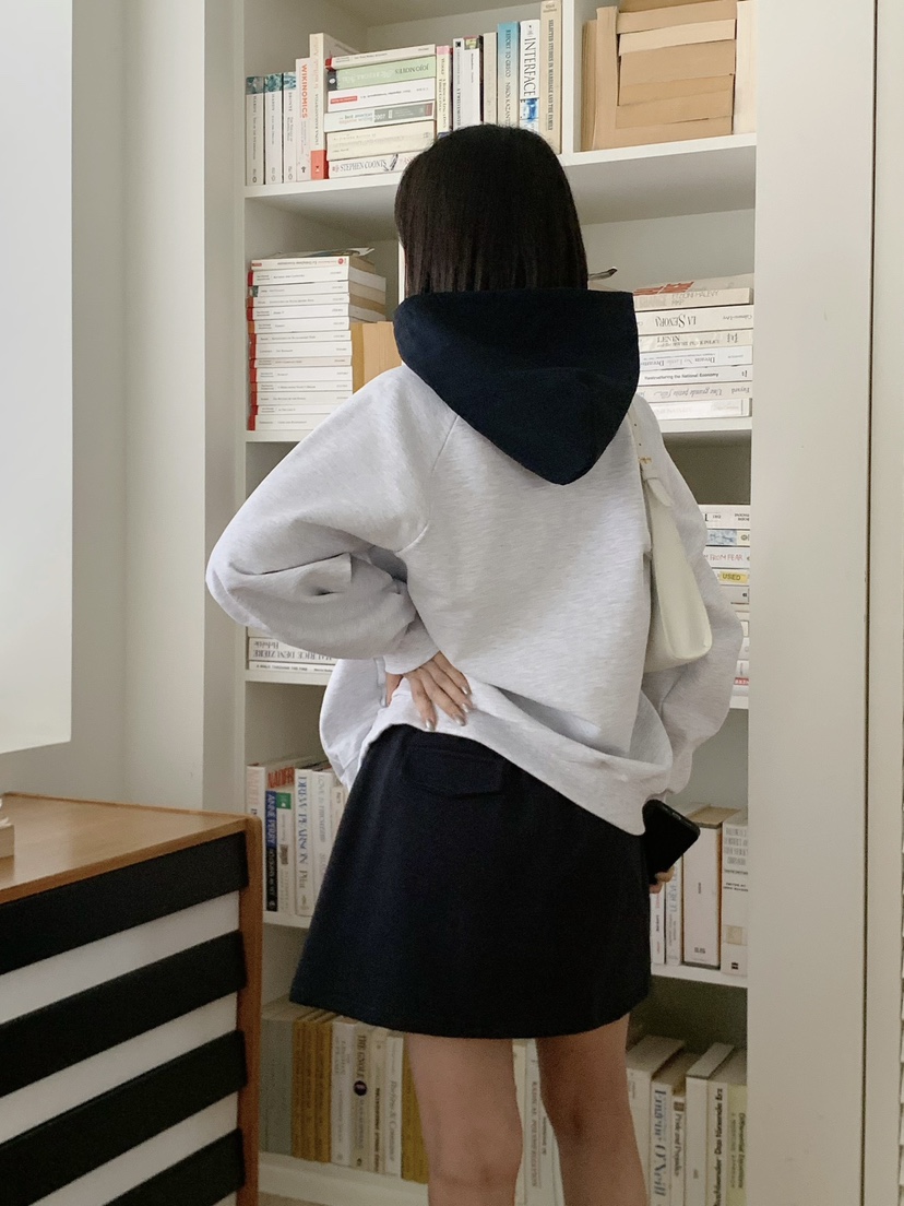 COURGETTE韓國代購女士新品時尚人氣熱賣推薦休閑衛衣連帽衫COURGETTE衛衣