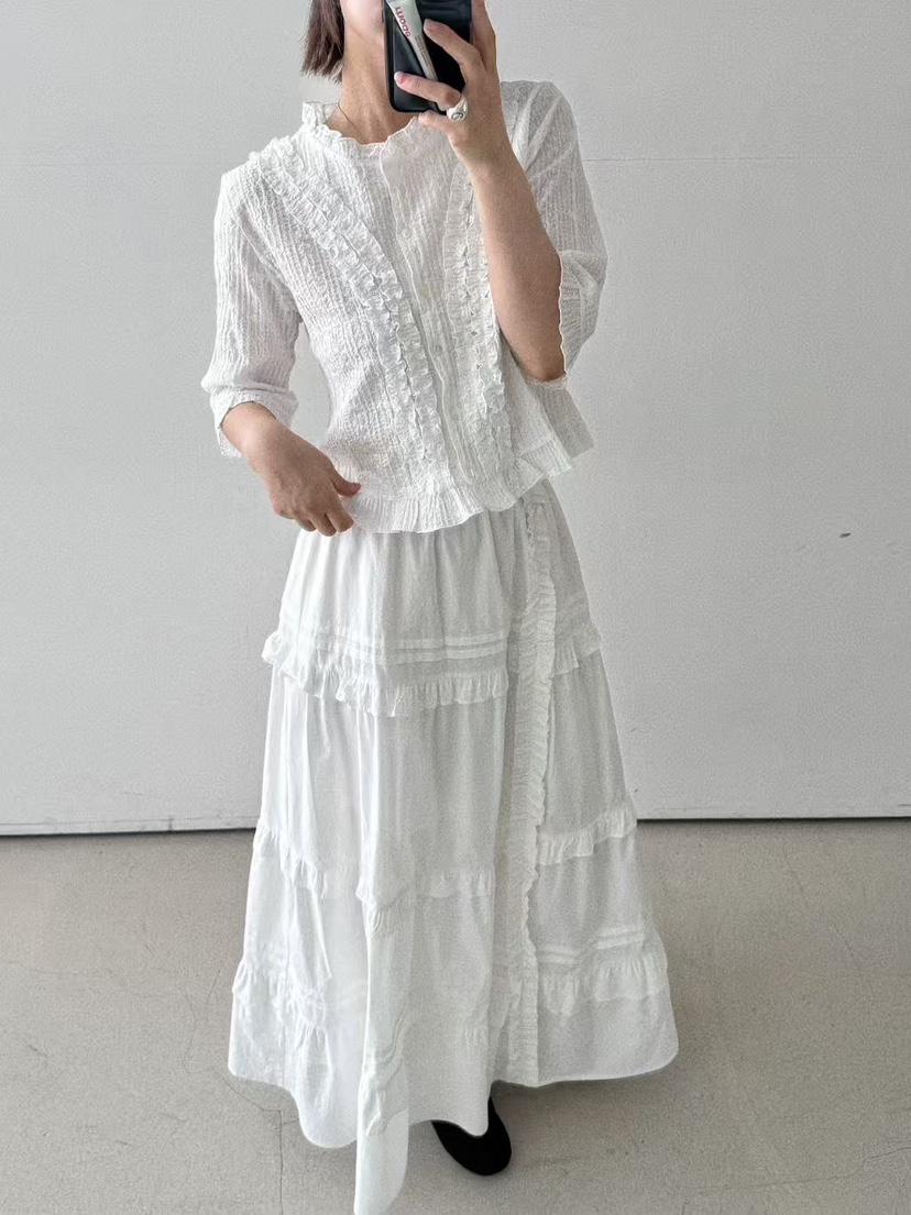 OLI SEOUL韓國直郵實拍女裝新品人氣推薦休閑時尚職業長裙OLI SEOUL長裙