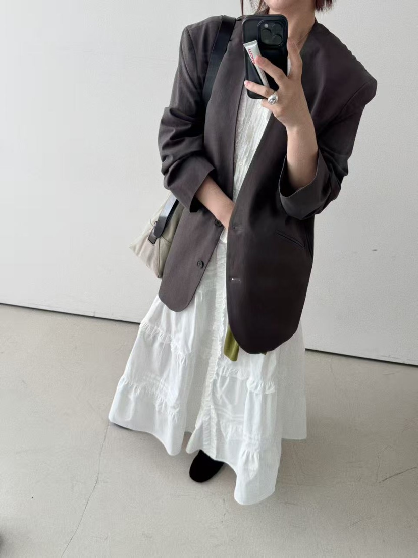 OLI SEOUL韓國直郵實拍女裝新品人氣推薦休閑時尚職業長裙OLI SEOUL長裙