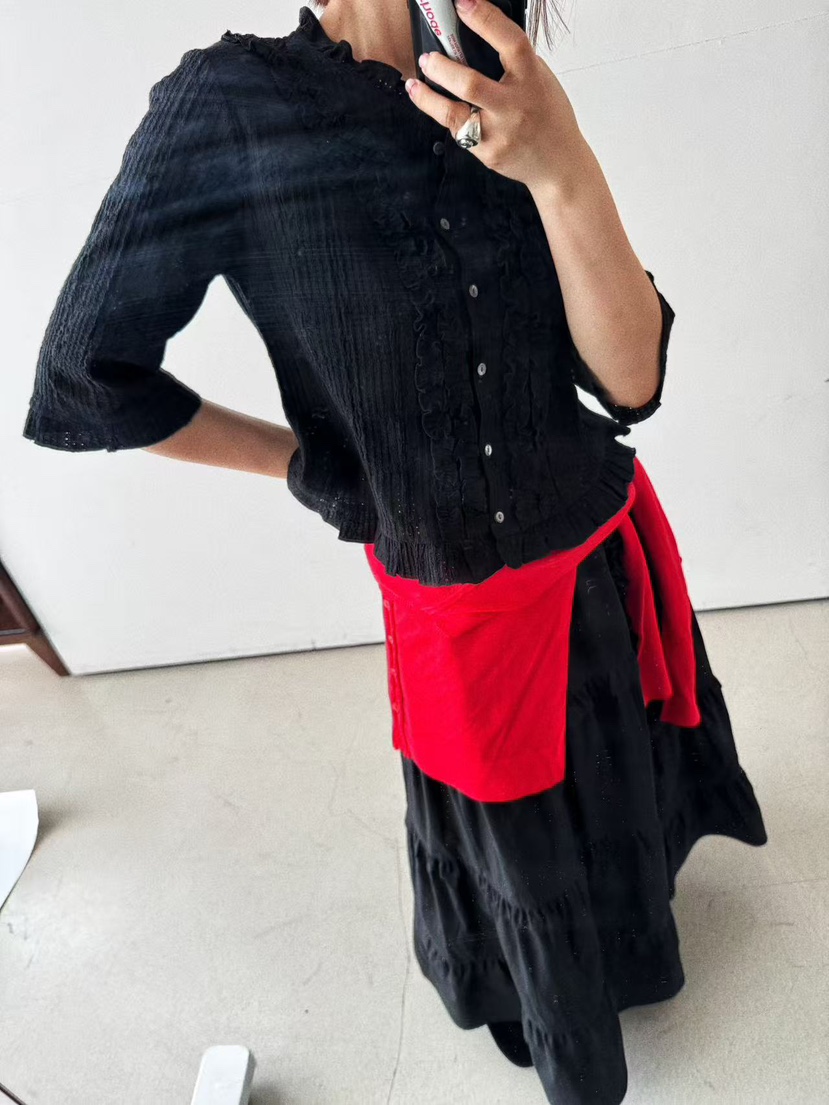 OLI SEOUL韓國直郵實拍女裝新品人氣推薦休閑時尚職業長裙OLI SEOUL長裙